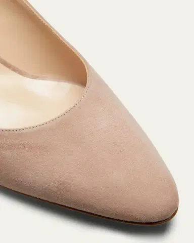 Manolo Blahnik 50mm Allurasa Suede Slingback Pump | Thumbnail 4
