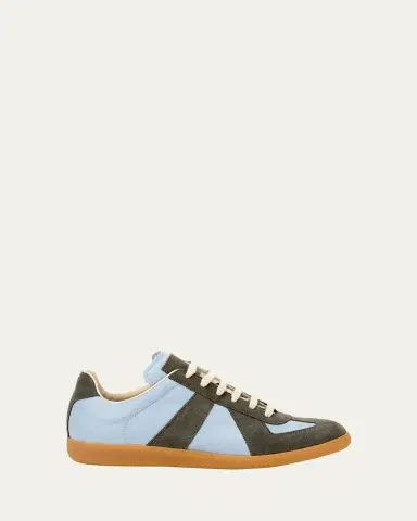 Maison Margiela Men's Replica Leather Low-Top Sneakers | Thumbnail 22