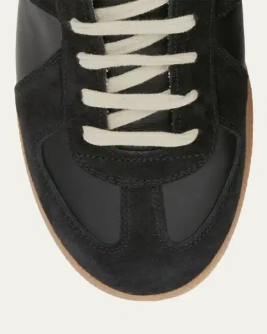 Maison Margiela Men's Replica Leather Low-Top Sneakers | Thumbnail 4