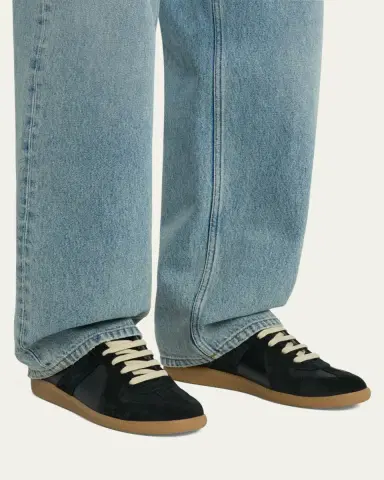 Maison Margiela Men's Replica Leather Low-Top Sneakers | Thumbnail 5