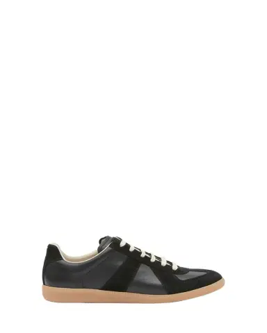 Maison Margiela Men's Replica Leather Low-Top Sneakers | Thumbnail 1