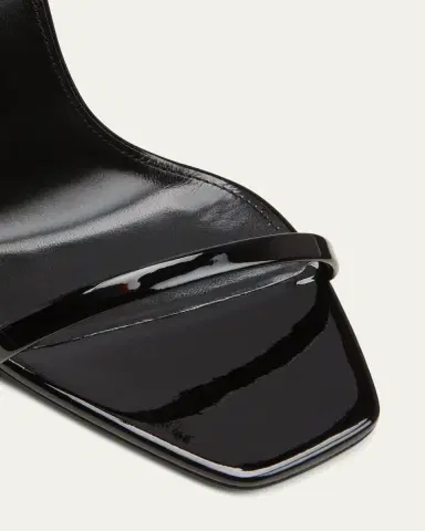 Saint Laurent 110mm Opyum YSL Patent Leather Sandals with Golden Hardware | Thumbnail 11 Saint Laurent 110mm Opyum YSL Patent Leather Sandals with Golden Hardware | Thumbnail 11