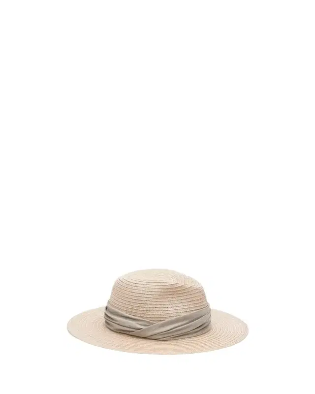 Eugenia Kim Courtney Woven Fedora Hat w/ Scarf Band