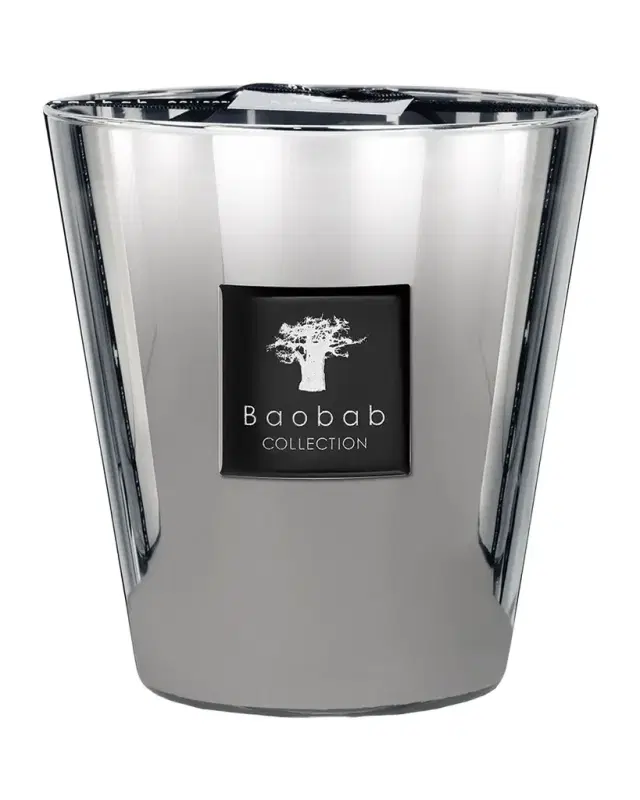 Baobab Collection Platinum Scented Candle, 6.3"