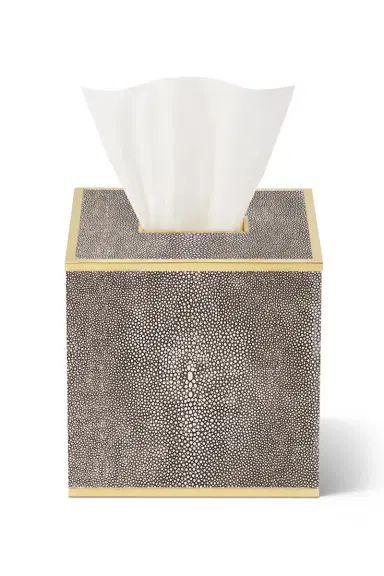 AERIN Classic Faux Shagreen Tissue Box Holder | Thumbnail 3