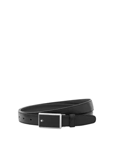 Montblanc Men's Rectangle-Buckle Leather Belt | Thumbnail 1