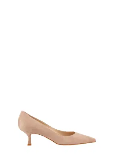 Manolo Blahnik 50mm Srila Suede Kitten Heel Pumps | Thumbnail 1