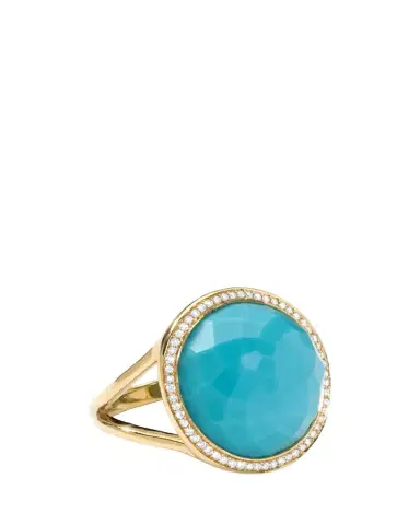 Ippolita Medium Ring in 18K Gold with Diamonds | Thumbnail 1 Ippolita Medium Ring in 18K Gold with Diamonds | Thumbnail 1