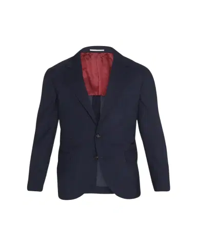Brunello Cucinelli Men's Super 150s Lightweight Wool and Silk Blazer | Thumbnail 1 Brunello Cucinelli Men's Super 150s Lightweight Wool and Silk Blazer | Thumbnail 1