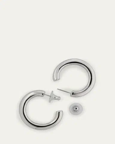 Ben-Amun Alexis Silver-Plated Hoop Earrings | Thumbnail 4