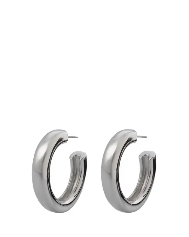 Ben-Amun Alexis Silver-Plated Hoop Earrings