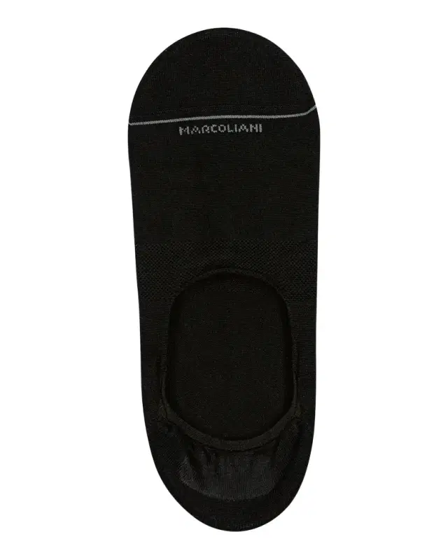 Marcoliani Invisible Touch Solid No-Show Socks
