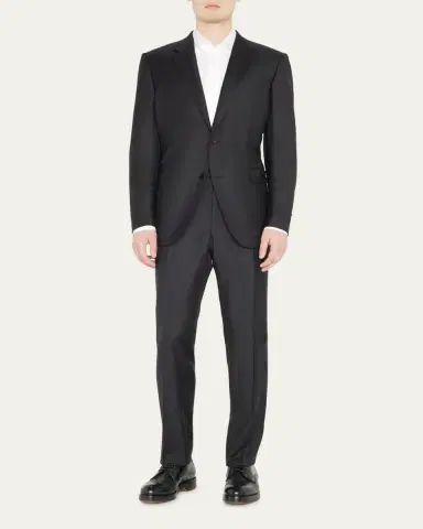 Zegna Men's Trofeo Milano Two-Piece Wool Regular-Fit Suit | Thumbnail 2 Zegna Men's Trofeo Milano Two-Piece Wool Regular-Fit Suit | Thumbnail 2