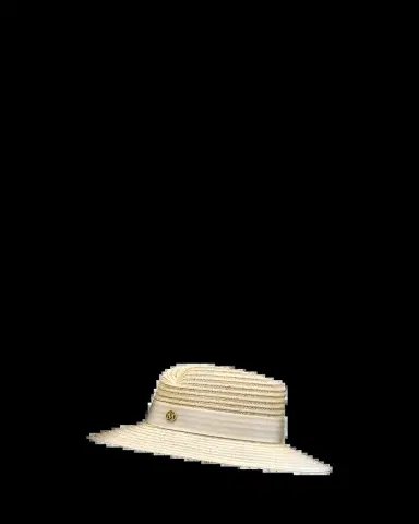 Maison Michel Virginie Straw Fedora Hat | Thumbnail 2 Maison Michel Virginie Straw Fedora Hat | Thumbnail 2