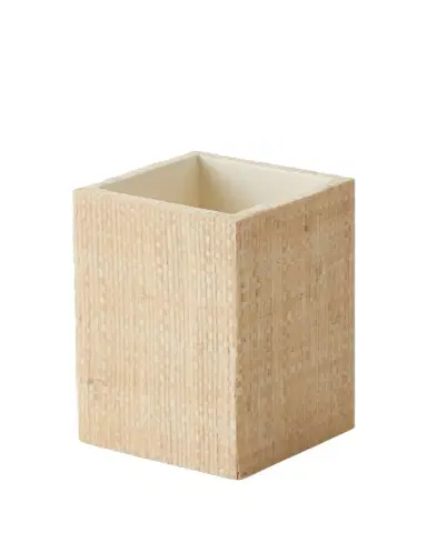 Pigeon and Poodle Ghent Natural Bagor Grass Brush Holder | Thumbnail 1