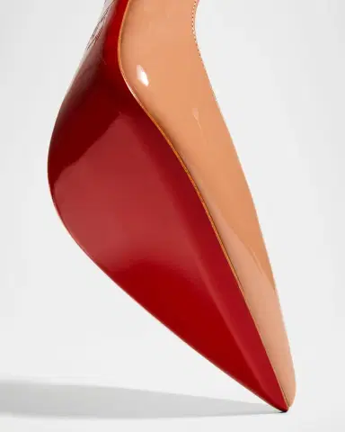 Christian Louboutin 100mm Iriza Patent Open-Side Pumps | Thumbnail 3 Christian Louboutin 100mm Iriza Patent Open-Side Pumps | Thumbnail 3