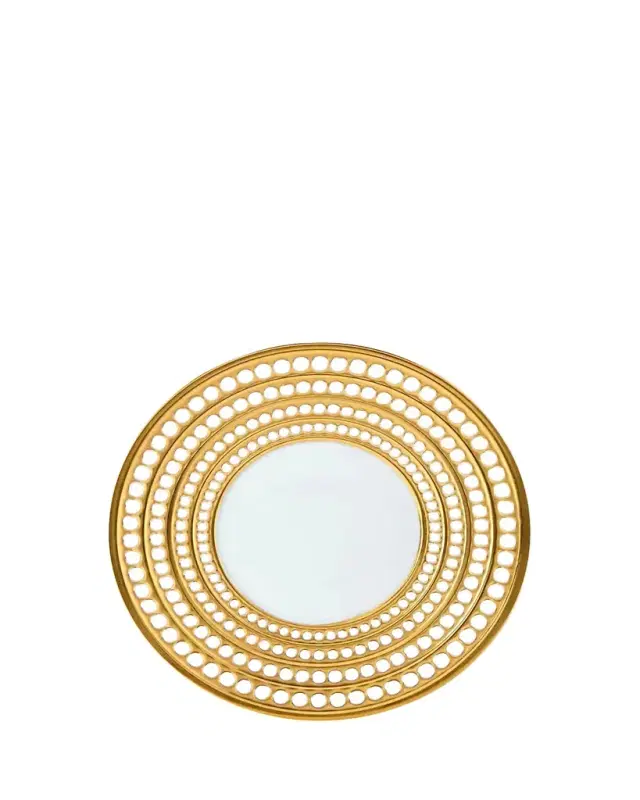 L'Objet Perlee Saucer, Gold