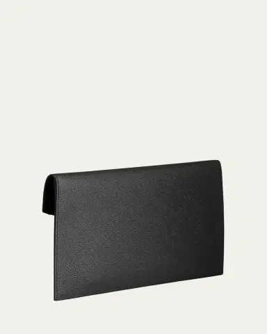 Saint Laurent Uptown YSL Pouch in Grained Leather | Thumbnail 3 Saint Laurent Uptown YSL Pouch in Grained Leather | Thumbnail 3