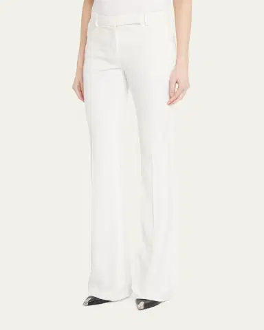Alexander McQueen Leaf Crepe Classic Suiting Pants | Thumbnail 4 Alexander McQueen Leaf Crepe Classic Suiting Pants | Thumbnail 4