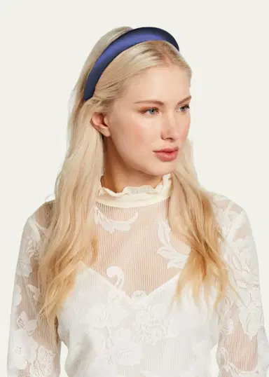 Jennifer Behr Tori Silk Satin Headband | Thumbnail 2 Jennifer Behr Tori Silk Satin Headband | Thumbnail 2