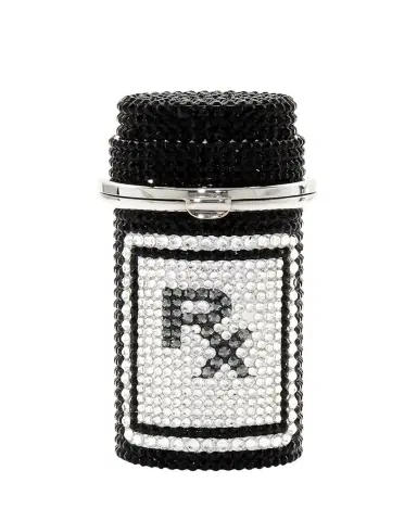 Judith Leiber Couture Prescription Bottle RX Crystal Pillbox | Thumbnail 1