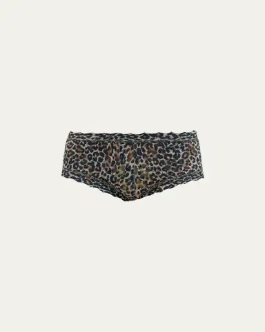 Hanky Panky Leopard-Print Lace Boyshorts | Thumbnail 5