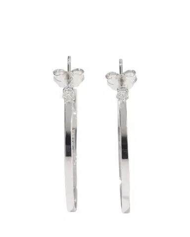 Lana 14K Gold Diamond Sunrise Hoop Earrings | Thumbnail 1 Lana 14K Gold Diamond Sunrise Hoop Earrings | Thumbnail 1