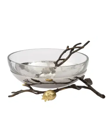 Michael Aram Pomegranate Glass Bowl with Spoon | Thumbnail 2 Michael Aram Pomegranate Glass Bowl with Spoon | Thumbnail 2