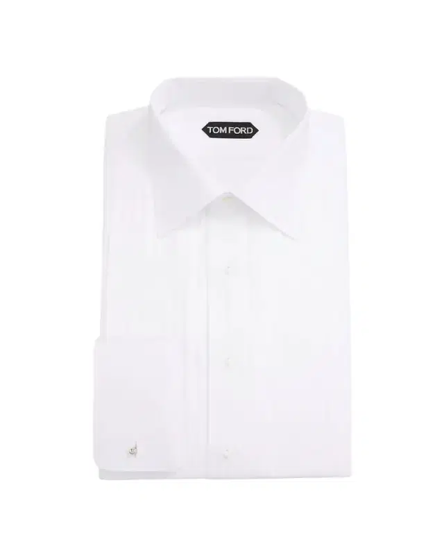 TOM FORD Men's Plisse Formal Dress Shirt