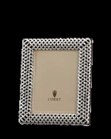 L'Objet Platinum Braid 5" x 7" Picture Frame | Thumbnail 2