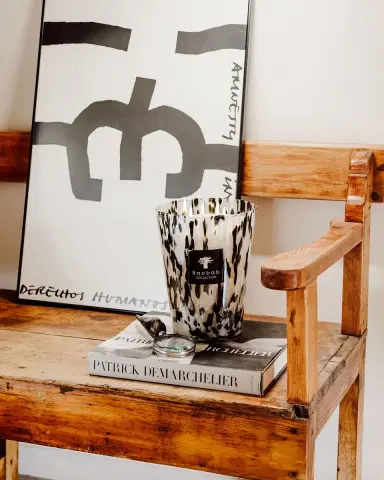 Baobab Collection Black Pearls Scented Candle, 3.9" | Thumbnail 3