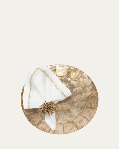 Kim Seybert Champagne Capiz Placemat | Thumbnail 3