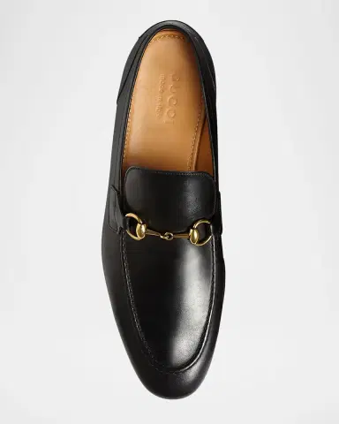 Gucci Men's Jordaan Leather Loafers | Thumbnail 4