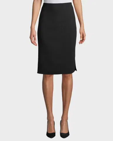 Akris Wool-Blend Knee-Length Pencil Skirt | Thumbnail 11