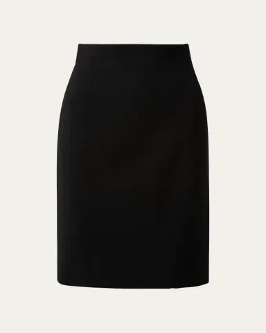 Akris Wool-Blend Knee-Length Pencil Skirt | Thumbnail 6