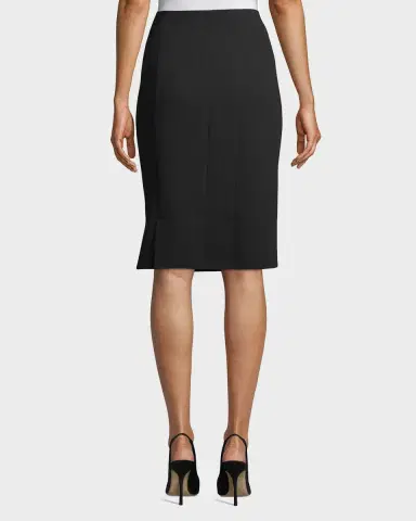 Akris Wool-Blend Knee-Length Pencil Skirt | Thumbnail 10