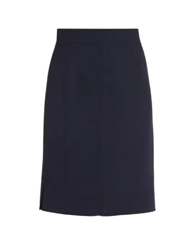 Akris Wool-Blend Knee-Length Pencil Skirt | Thumbnail 1