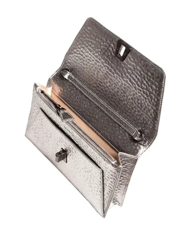 Anouk Hammered Leather Envelope Clutch Bag Anouk Hammered Leather Envelope Clutch Bag