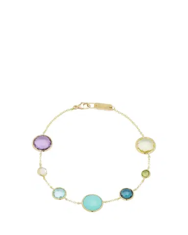 Ippolita 7-Stone Link Bracelet in 18K Gold | Thumbnail 1 Ippolita 7-Stone Link Bracelet in 18K Gold | Thumbnail 1
