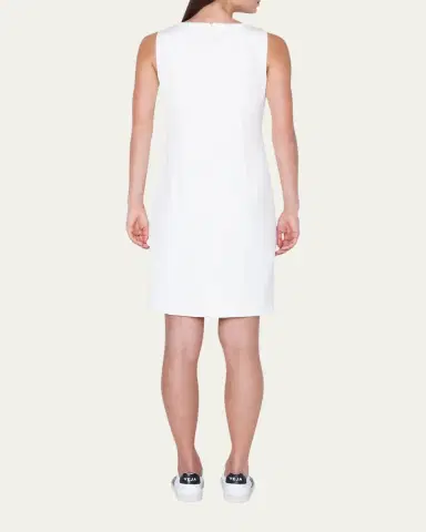 Akris Silk Crepe Shift Dress | Thumbnail 3 Akris Silk Crepe Shift Dress | Thumbnail 3