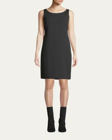 Akris Silk Crepe Shift Dress | Thumbnail 5 Akris Silk Crepe Shift Dress | Thumbnail 5