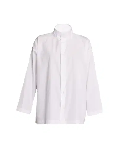 Eskandar Slim A-Line Two Collar Shirt With Step Insert (Long Length) | Thumbnail 1 Eskandar Slim A-Line Two Collar Shirt With Step Insert (Long Length) | Thumbnail 1