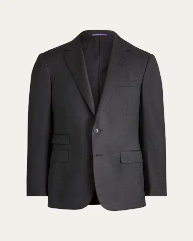Ralph Lauren Purple Label Men's Gregory Hand-Tailored Wool Serge Suit | Thumbnail 8 Ralph Lauren Purple Label Men's Gregory Hand-Tailored Wool Serge Suit | Thumbnail 8