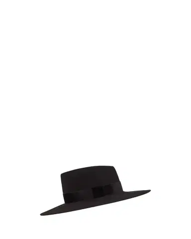 Eugenia Kim Harlowe Wool Panama Hat w/ Velvet Ribbon | Thumbnail 1