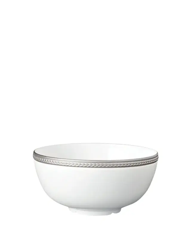 L'Objet Soie Tressee Platinum Cereal Bowl