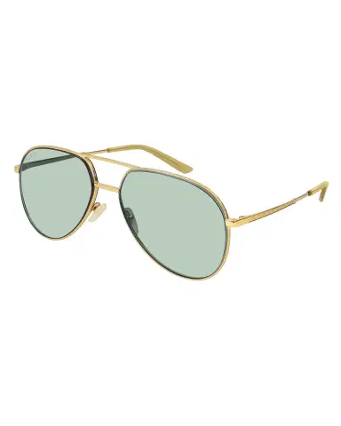 Gucci Men's Metal Aviator Sunglasses | Thumbnail 1