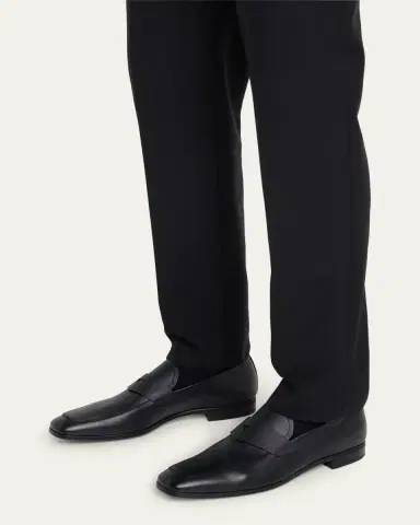 Prada Saffiano Leather Penny Loafer | Thumbnail 2