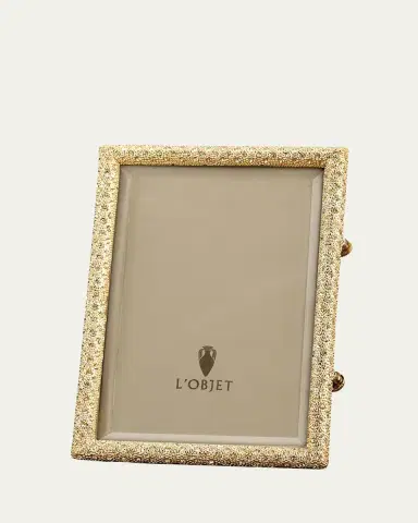 L'Objet Pave Gold 5" x 7" Picture Frame | Thumbnail 2