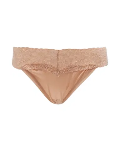 Hanky Panky Signature Lace Organic Cotton V-Kini Panties | Thumbnail 1