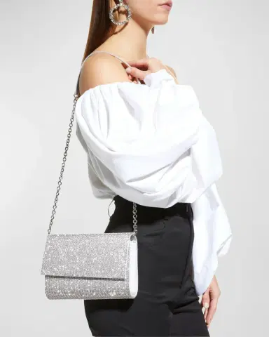 Judith Leiber Couture Fizzoni Full-Beaded Clutch Bag | Thumbnail 14
